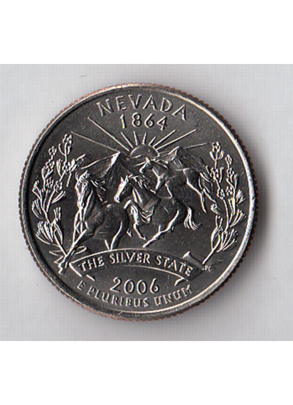 2006 - Quarto di dollaro Stati Uniti Nevada (P) Filadelfia